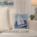 Beachcrest Home Golden Gate Sailing the Seas Outdoor Throw Pillow BCHH8422